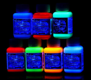 Набор флуоресцентных красок "Vesta Бриллиант" 7 цветов по 100 мл